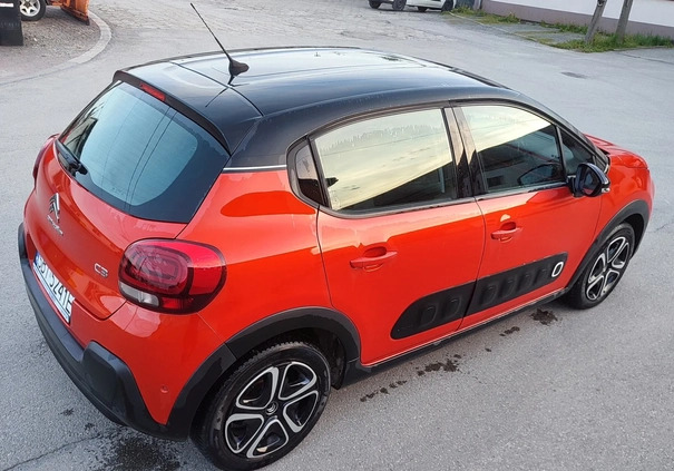 Citroen C3 cena 41900 przebieg: 27669, rok produkcji 2017 z Wołczyn małe 562